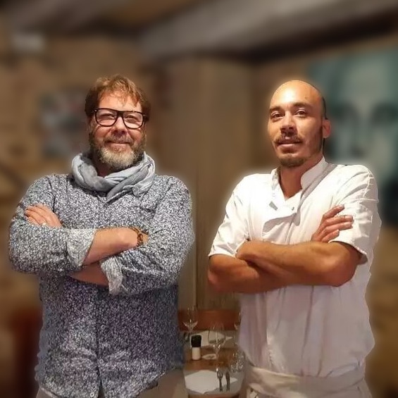 Florian_et_le_chef du BIstrot Chez Hubert